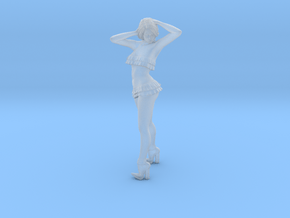 1/48 scale nose-art striptease dancer figure A x 1 in Clear Ultra Fine Detail Plastic