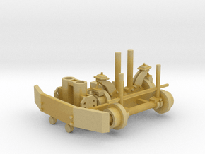 Hyrail With Bumper Parted 1-43 Scale in Tan Fine Detail Plastic