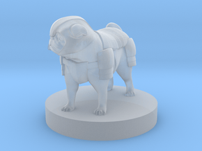 Pug in Armor in Clear Ultra Fine Detail Plastic