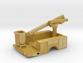 Dually Bed With Man Bucket 1-64 Scale in Tan Fine Detail Plastic