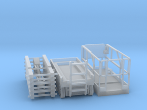 Scissor Lift 1-72 Scale Parted in Clear Ultra Fine Detail Plastic
