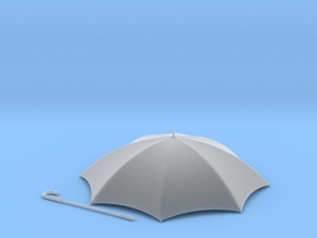 1/15 scale rain umbrella x 1 in Clear Ultra Fine Detail Plastic
