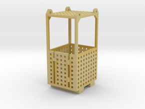 Crane Man Cage 1-50 Scale in Tan Fine Detail Plastic