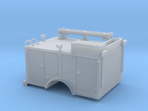 Pickup Truck Pumper Bed 1-87 HO Scale in Clear Ultra Fine Detail Plastic