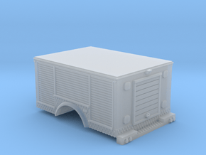 Pickup Truck Rescue Bed 1-87 HO Scale Roll Up Door in Clear Ultra Fine Detail Plastic