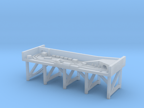 N Gauge Micro Model Railway Diorama in Clear Ultra Fine Detail Plastic