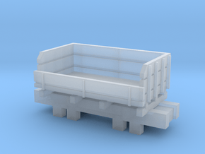 00 Scale Ballast Truck in Clear Ultra Fine Detail Plastic