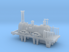 00 Scale Large Samson Loco in Clear Ultra Fine Detail Plastic