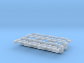N Gauge Plateway Track (Static Version) in Clear Ultra Fine Detail Plastic