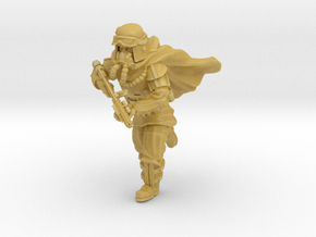 Grunge Trooper Running in Tan Fine Detail Plastic