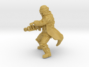 Grunge Trooper Heavy rotatory blaster in Tan Fine Detail Plastic