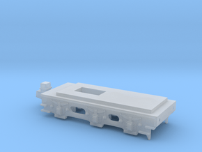 N Gauge LNER 3500 Gallon Tender Chassis in Clear Ultra Fine Detail Plastic