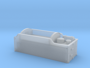 N Gauge LNER 3500 Gallon Tender Body V2 in Clear Ultra Fine Detail Plastic