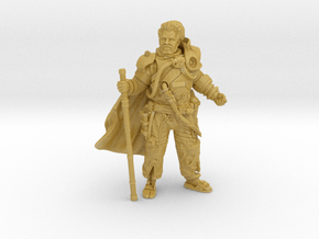 Aged Partisan Leader in Tan Fine Detail Plastic