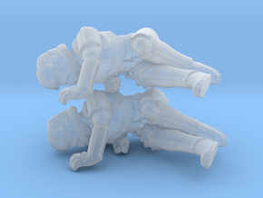 Dead Troopers (Imperial) in Clear Ultra Fine Detail Plastic