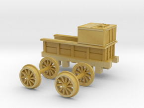 00 Scale Locomotion No 1 Tender Scratch Aid in Tan Fine Detail Plastic