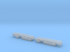 3mm Scale Bulleid Leader Scratch Aid – Bogie Sides in Clear Ultra Fine Detail Plastic