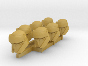 BeachTrooper Heads in Tan Fine Detail Plastic