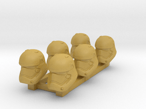 Sovreign Trooper Heads in Tan Fine Detail Plastic
