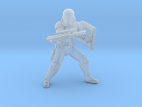Sovereign riot Trooper in Clear Ultra Fine Detail Plastic