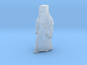 cubed priest 01 in Clear Ultra Fine Detail Plastic