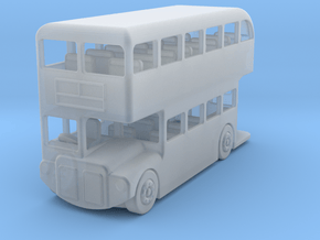 1/350 scale AEC Routemaster double-decker bus x 1 in Clear Ultra Fine Detail Plastic