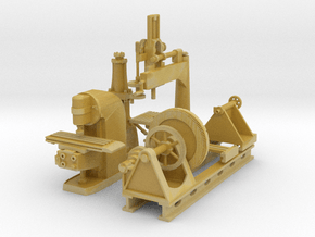 HO Scale Large Metal Working Machines in Gray Fine Detail Plastic
