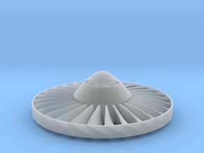 Ø26mm jet engine turbine fan B x 1 in Clear Ultra Fine Detail Plastic