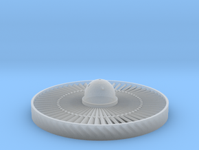 Ø19mm jet engine turbine fan A x 1 in Clear Ultra Fine Detail Plastic
