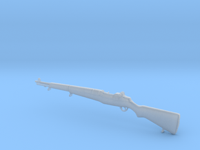 1/10 scale Springfield M-1 Garand rifle x 1 in Clear Ultra Fine Detail Plastic