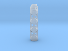 Tritium Lantern 2C (Silver/Brass/Plastic) in Clear Ultra Fine Detail Plastic