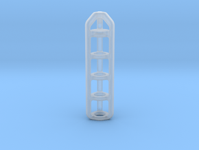 Tritium Lantern 4A (Silver/Brass/Plastic) in Clear Ultra Fine Detail Plastic