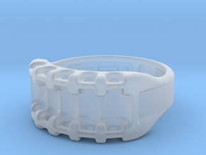 US10 Ring IX: Tritium in Clear Ultra Fine Detail Plastic