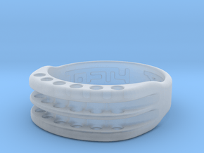 US14 Ring XVI: Tritium in Clear Ultra Fine Detail Plastic