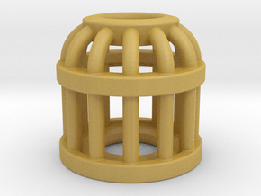 Birdcage Bead 2 (All Materials) in Tan Fine Detail Plastic
