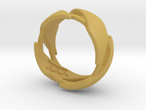 US12 Ring III in Tan Fine Detail Plastic