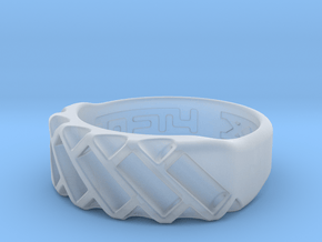 US10 Ring XVII: Tritium in Clear Ultra Fine Detail Plastic