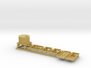 HO NSWR RH Door Platform Signal Box Detail Parts in Tan Fine Detail Plastic