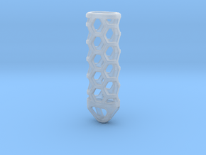 Hex Lantern X2: Tritium (All Materials) in Clear Ultra Fine Detail Plastic