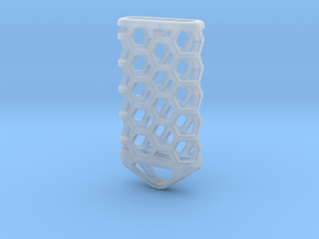 Hex Lantern X4: Tritium (All Materials) in Clear Ultra Fine Detail Plastic