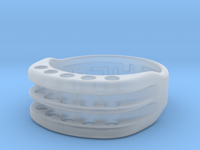 US10 Ring XVI: Tritium in Clear Ultra Fine Detail Plastic