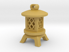 Japanese Stone Lantern A: Tritium (All Materials) in Tan Fine Detail Plastic