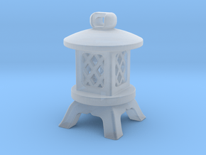 Japanese Stone Lantern A: Tritium (All Materials) in Clear Ultra Fine Detail Plastic