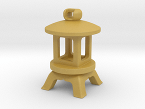 Japanese Stone Lantern B: Tritium (All Materials) in Tan Fine Detail Plastic