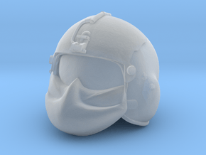 1/18 scale Gentex HGU-56/P helmet & shield x 1 in Clear Ultra Fine Detail Plastic