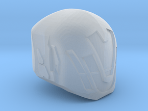 Warlock Helm in Clear Ultra Fine Detail Plastic