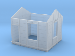 HO Gilmore PC Signal Box Walls in Clear Ultra Fine Detail Plastic