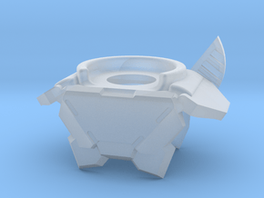 Titan Fin Armor in Clear Ultra Fine Detail Plastic