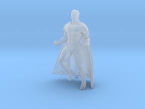 1/72 scale Superman superhero figure A in Clear Ultra Fine Detail Plastic
