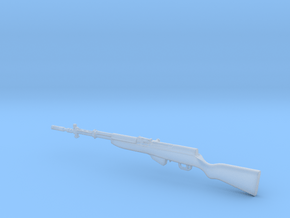 1/15 scale SKS Yugo M59/66 rifle x 1 in Clear Ultra Fine Detail Plastic